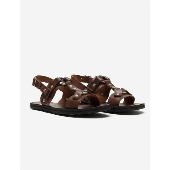 NEW RE/DONE 70s tire tread sandal in worn brown - Picture 4 of 4